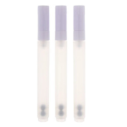 3pcs Tube de Stylo Blanc Tube de Stylo de Peinture Marqueur Transparent - 4.5mm