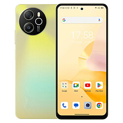 Yonis Smartphone 8GB+128GB Android 13 6.78 Pouces Smartphone 4G 6.78 Pouces Android 13 8GB+128GB Batterie 5000mAh NFC Fingerprint Jaune YONIS