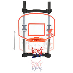 Avis vidaXL Ensemble de basket réglable de porte pour enfants