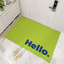 LUUCOZK Tapis de porte avant antidérapant pour entrée intérieure – Vert-80x120cm