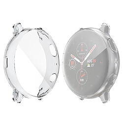 Wewoo Boîtier de montre Pour Galaxy Watch Active 2 44 mm Housse en TPU transparente à couverture totale