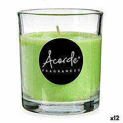 Acorde Bougie Parfumée Thé vert 7 x 7,7 x 7 cm (12 Unités)