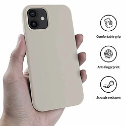 Avis Riffi Coque arrière souple en silicone Riff Slim & Soft pour Apple iPhone 15 Pro Max Gris