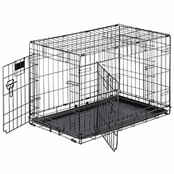 Ferplast Caisse pour chiens Dog-Inn 75 77,4x48,5x54,6 cm Gris