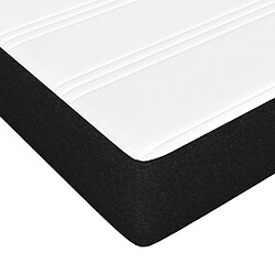 Acheter vidaXL Matelas de lit à ressorts ensachés Noir 100x200x20 cm Tissu