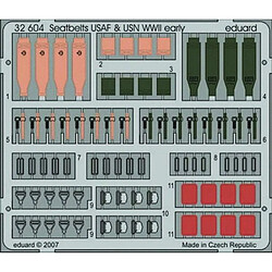 Seatbelts USAF & USN WWII early - 1:32e - Eduard Accessories