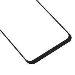 Wewoo Écran avant lentille en verre pour Asus Zenfone 5 ZE620KL / Zenfone 5z ZS620KL Noir pas cher