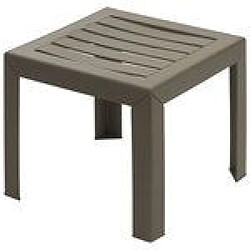 GROSFILLEX 53001181 Miami Table, Taupe, 40 x 40 cm