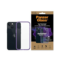 panzerglass coque transparent iphone 13 mini 5.4" antibacterial military grade grape 0327 