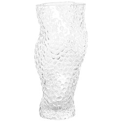 Beliani Vase à fleurs ELATOS Verre 23 cm Transparent