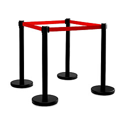 Stagecaptain PLS-200B poteau de guidage en noir Set 4x