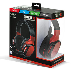 Spirit Of Gamers Casque gamer ELITE-H60 RED Light compatible PS4 / PS5 – XBOX SERIES X | S et One / Switch / PC pas cher