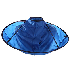 Acheter Pro Coupe Cheveux Cape Attrape Cheveux Coiffure Parapluie Cape Kit Bleu