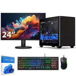 Sedatech Pack Mini-PC Gamer • Intel i7-12700KF • RTX4060Ti • 32Go DDR5 • 2To SSD M.2 • Windows 11 • Moniteur 24" Pack Mini-PC Gamer Watercooling • Intel i7-12700KF 12x 3.6Ghz (max 5.0Ghz) • Geforce RTX4060Ti • 32Go DDR5 DDR5 5200Mhz • 2To SSD M.2 • Wifi • Bluetooth, USB C • Windows 11 • Moniteur 24" + Clavier/Souris Gamer