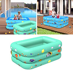 Piscine Gonflable Grande Piscine 130cm Pataugeoire Enfants Verges Nager La Baignoire