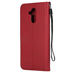 Avis Etui en PU rouge pour votre Huawei Mate 20 Lite/Maimang 7