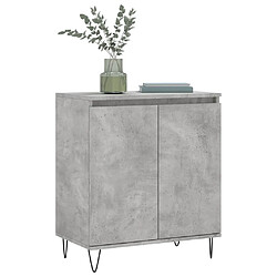 Avis Maison Chic Buffet,Meuble de Rangement,commode pour salon,Cuisine Gris béton 60x35x70 cm Bois d'ingénierie -MN79338