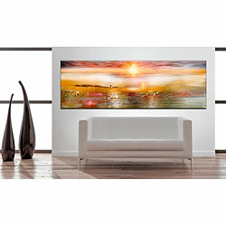 Paris Prix Tableau Imprimé Orange Sea 40 x 120 cm