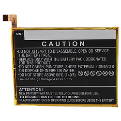 vhbw Batterie remplacement pour ZTE Li3931T44P8h806139 pour téléphone portable (3100mAh, 3,85V, Li-polymère)