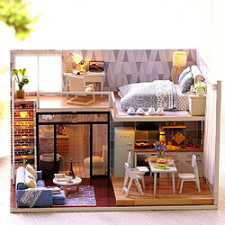 maison de poupées en bois miniature fabriqué diy