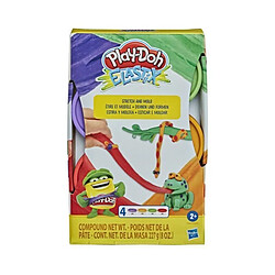 Play-Doh - 4 pots de Pate A Modeler Elastix - 56g chacun