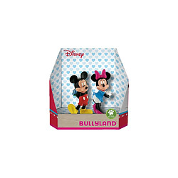 Bullyland Disney - Pack 2 figurines Mickey et Minnie Valentine 8 - 10 cm