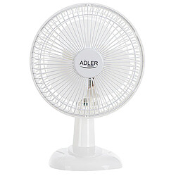 Adler ventilateur de table de 15 cm 15W blanc