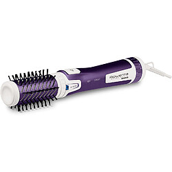 Rowenta brosse rotative à air chaud violet blanc