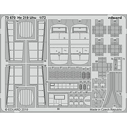 He 219 Uhu for Dragon - 1:72e - Eduard Accessories