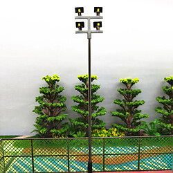 10pcs Modèle Miniature Réverbères HO Échelle LED Jardin Lumières 1: 87 pas cher