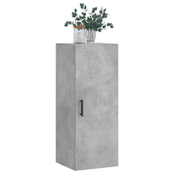 Acheter Maison Chic Armoire murale,Meuble de Rangement pour salon,cuisine gris béton 34,5x34x90 cm -MN84174