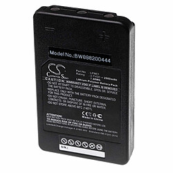 vhbw batterie remplace Autec LPM01, R0BATT00E10A0 pour télécommande industrielle(2000mAh, 3.7V, Li-Polymère) 