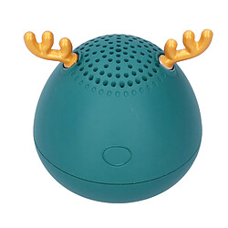 ComfortXL Enceinte bluetooth sans fil deer mini haut volume portable audio compatible pour ordinateur/téléphone (vert) 