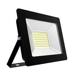 Eclairage Design Projecteur LED Black IP65 extérieur 50W 4000 lumens (Température de Couleur Blanc froid 6400K)