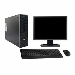 PC HP 600 G1 SFF Ecran 27" Intel i5-4570 RAM 16Go Disque Dur 2To Windows 10 Wifi - Occasion