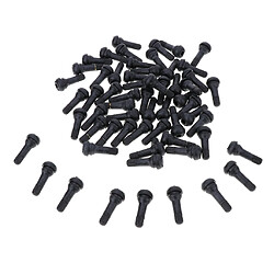 100pcs Auto TR413 Tige de Valve de Pneu Snap-in En Caoutchouc pour VTT, Tondeuse à Gazon pas cher