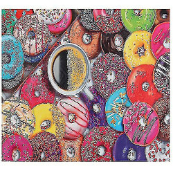 Universal Donut Puzzle de puzzle, 1000 PCS Puzzle de décompression pédagogique, décoration murale