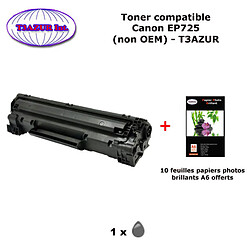 Toner générique Canon EP725 pour Canon LBP 6000 6020 6020B 6030 6030B 6030w 6680x, MF3010 CRG-725 + 10f PPA6- T3AZUR 