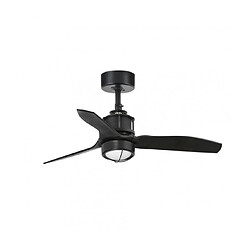 faro Plafonnier ventilateur Just Acier,diffuseur Verre 67,4 Cm