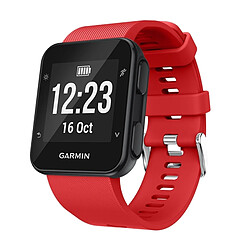 Wewoo Bracelet pour montre connectée Dragonne Sport en silicone Garmin Foreruuner 35 Rouge 