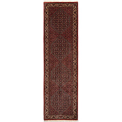 Vidal Tapis de couloir en laine 308x85 rouge Bidjar