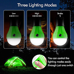 Avis BESTA Lampe de Tente Portable LED Tente Lumière 4 Packs Clip Crochet Hurricane Lumières d'Urgence LED Camping Ampoule Tente de Camping Lanterne Ampoule Équipement de Camping pour Camping Randonnée Sac à Dos Panne de Pêche