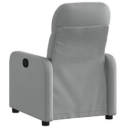 Acheter Maison Chic Fauteuil Relax pour salon, Fauteuil inclinable électrique Gris clair Tissu -GKD82168