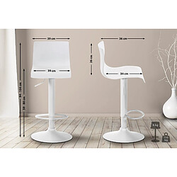 Non Tabouret de bar Hoover W 