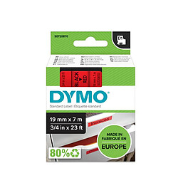 Avis Ruban Laminé pour Etiqueteuses Dymo D1 45807 LabelManager™ Rouge Noir 19 mm (5 Unités)