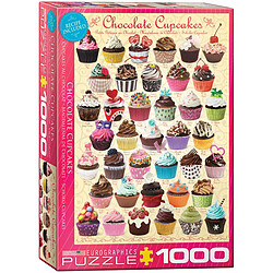 Eurographics Chocolat Cupcakes Puzzle (1000 pièces) 