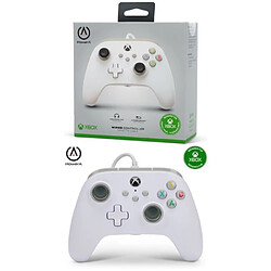 Power A Manette XBOX ONE-S-X-PC BLANCHE EDITION Officielle