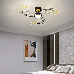 Universol 7 têtes Star Star Starry Night Living Room Lampe Tri-Colour Light Chandelier pas cher