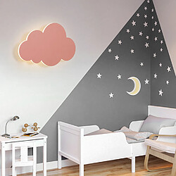 Universal Lampe murale de chambre d'enfant de 12 W Lampe à nuage Lampe murale à LED Lampe de chevet de chambre de salon (lampe tricolore) 