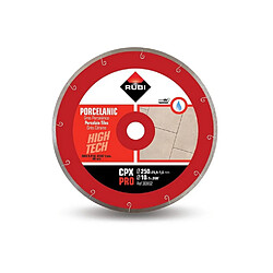 Rubi - Disque diamant pour grès porcelaine J-SLOT 250 x 25,4 x 1,6mm - CPX-250 PRO